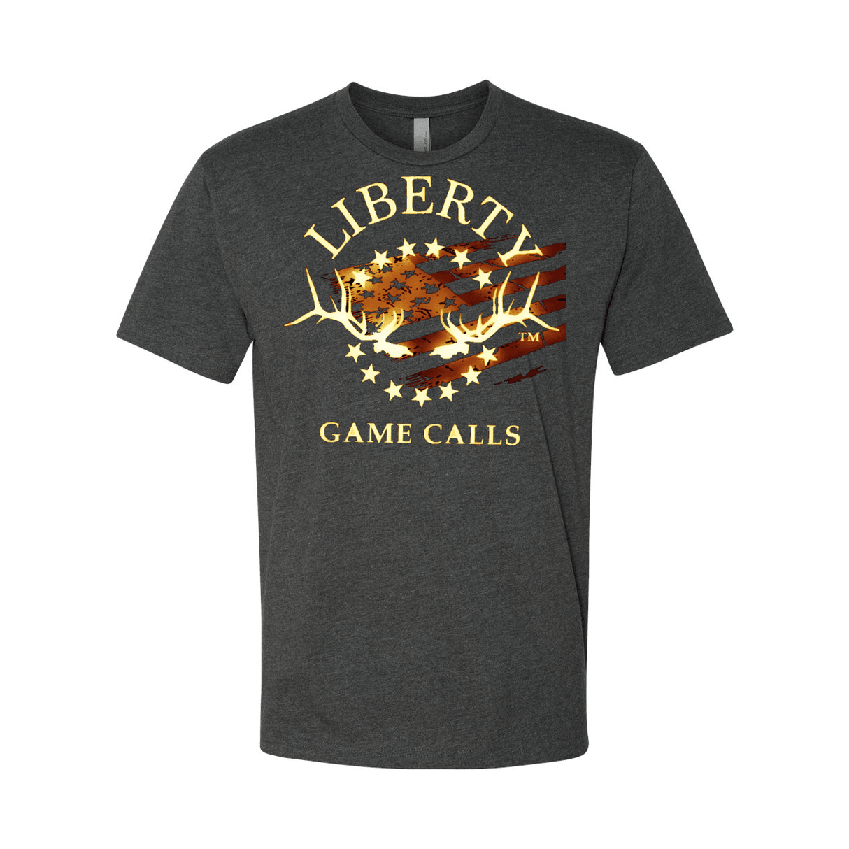 Men's T Shirt: Fade-Out Logo - Liberty Game Calls
