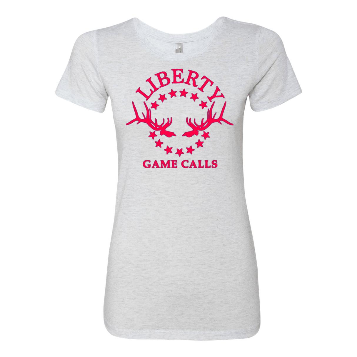 Women's T-Shirt: Pink Logo - Liberty Game Calls