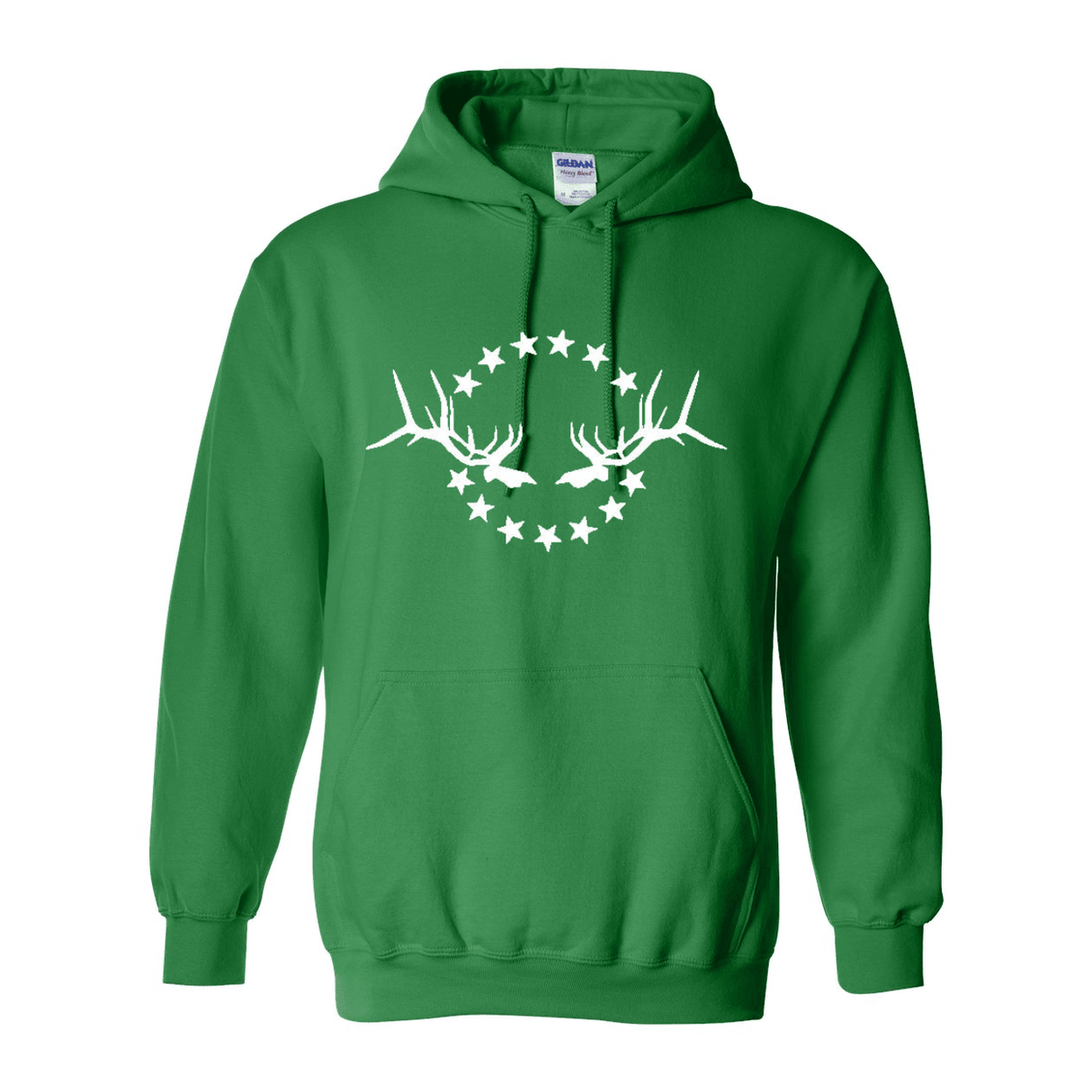 Hooded Sweatshirt: White Logo - Liberty Game Calls