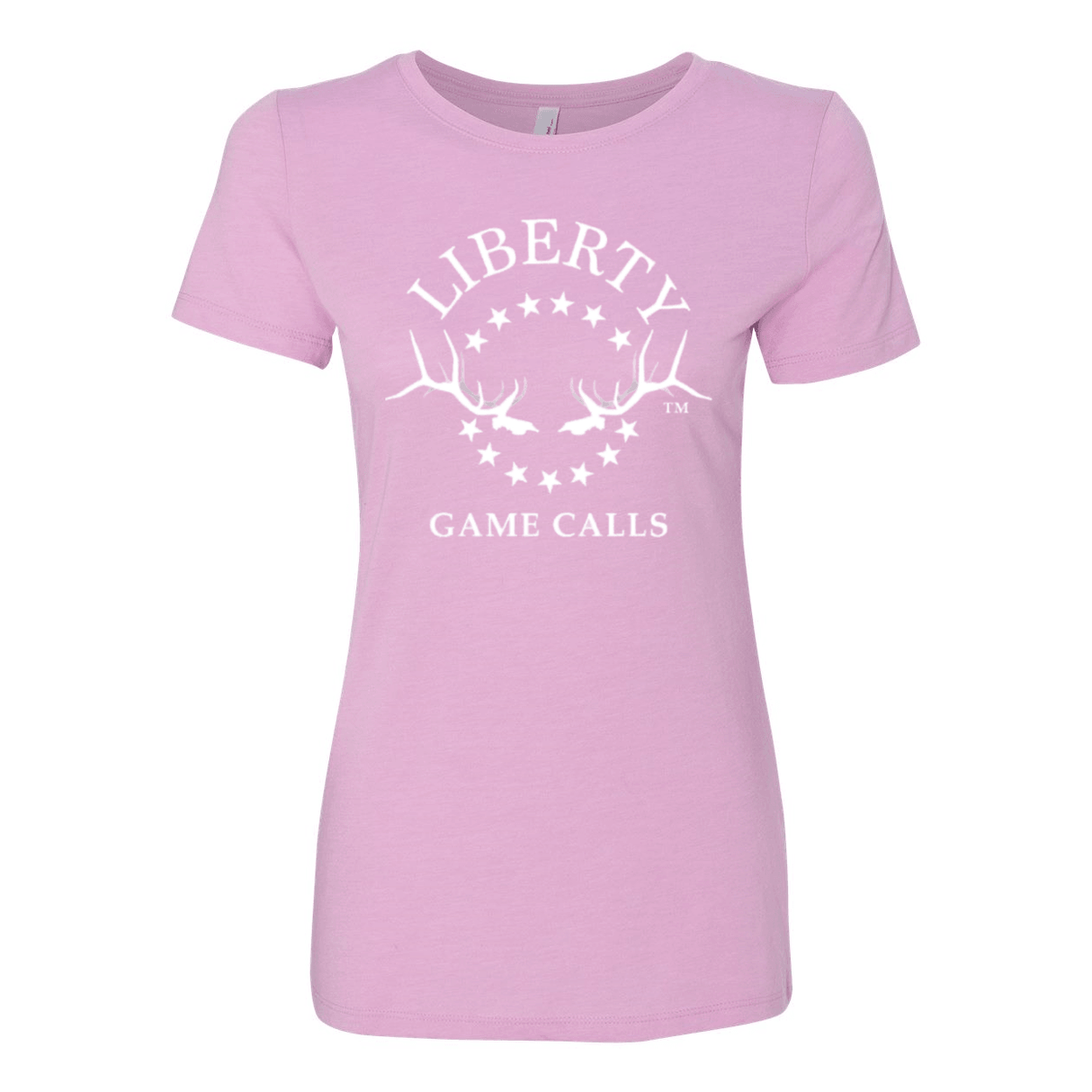 Women's T-Shirt: White Logo - Liberty Game Calls