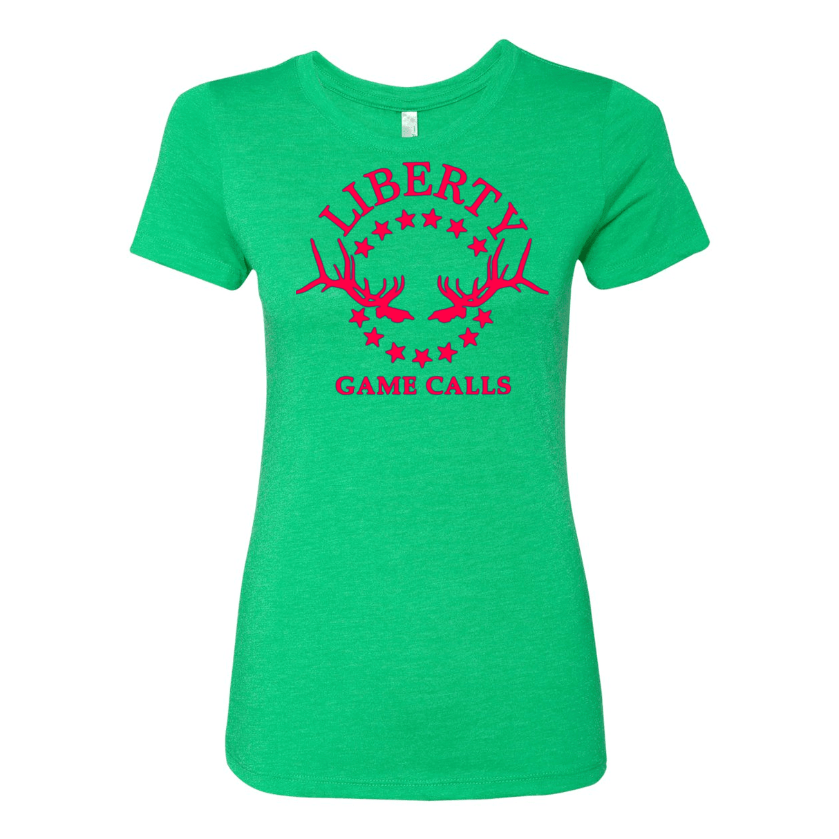 Women's T-Shirt: Pink Logo - Liberty Game Calls