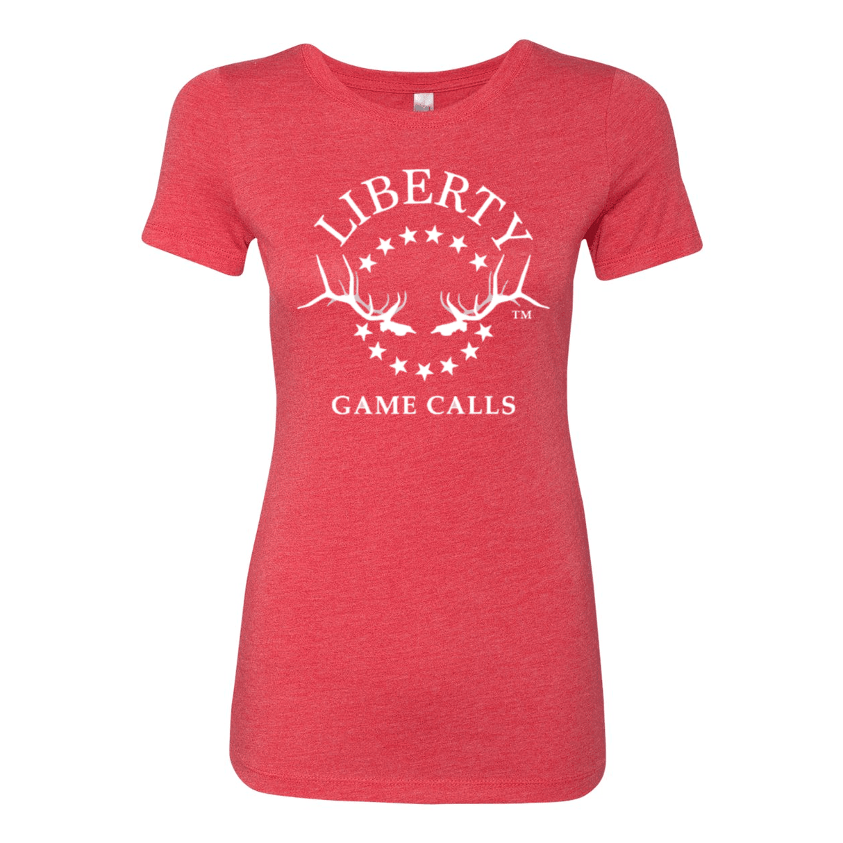 Women's T-Shirt: White Logo - Liberty Game Calls