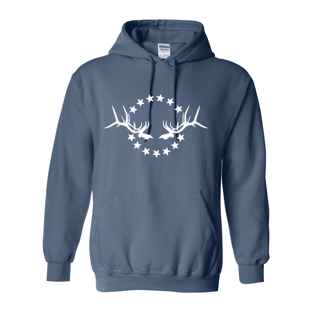 Hooded Sweatshirt: White Logo - Liberty Game Calls