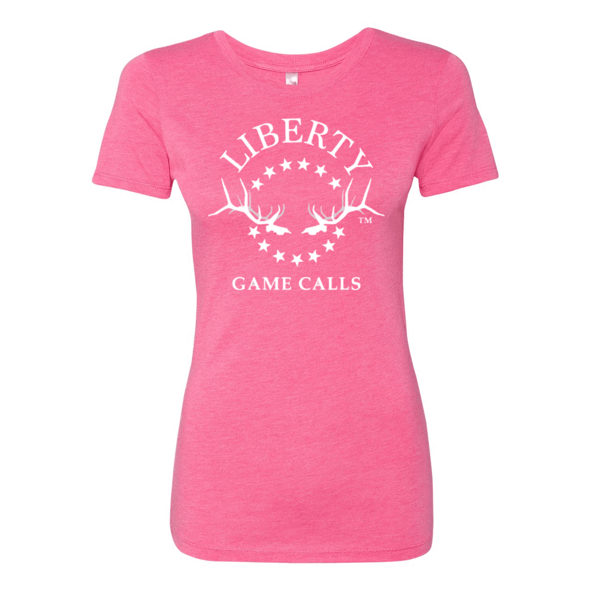 Women's T-Shirt: White Logo - Liberty Game Calls