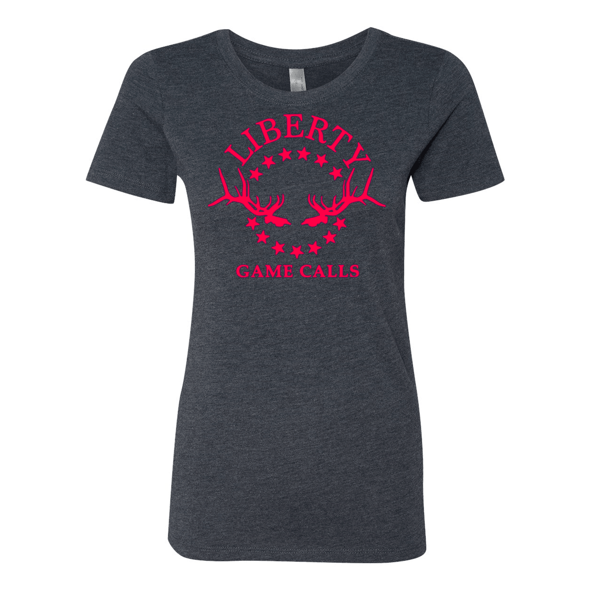 Women's T-Shirt: Pink Logo - Liberty Game Calls