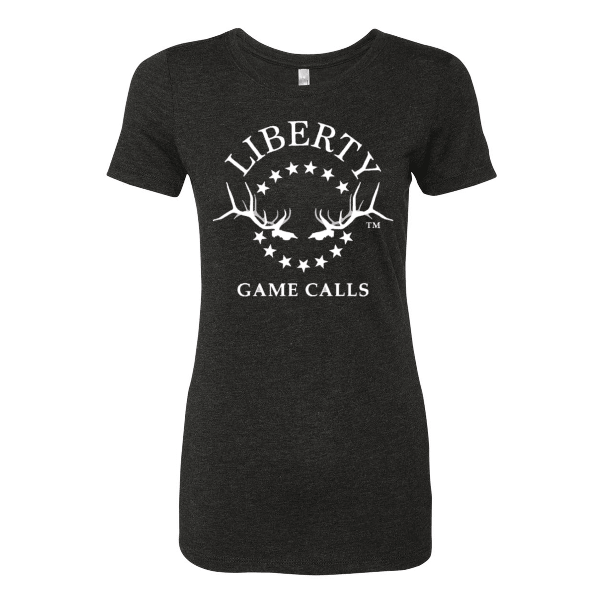 Women's T-Shirt: White Logo - Liberty Game Calls