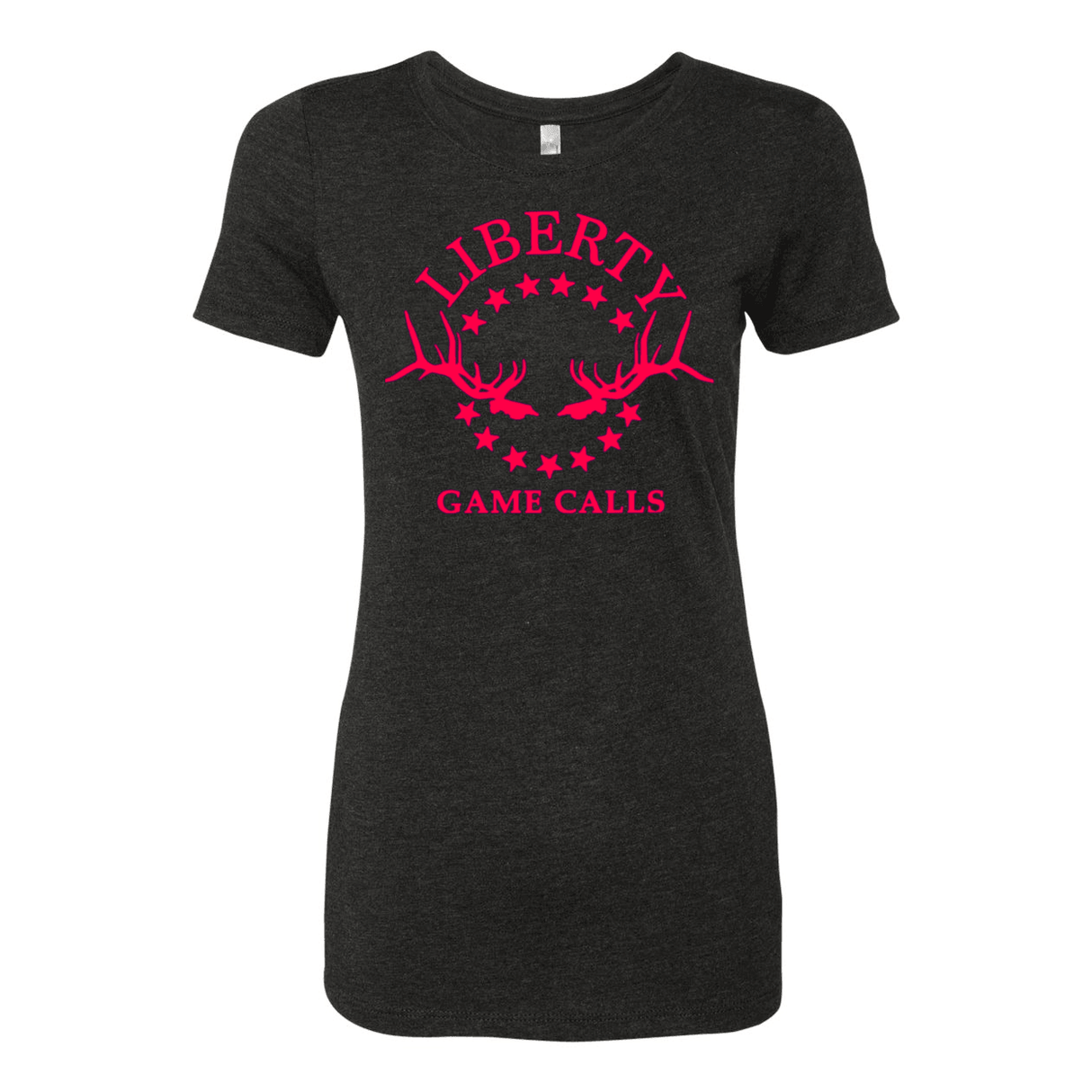 Women's T-Shirt: Pink Logo - Liberty Game Calls