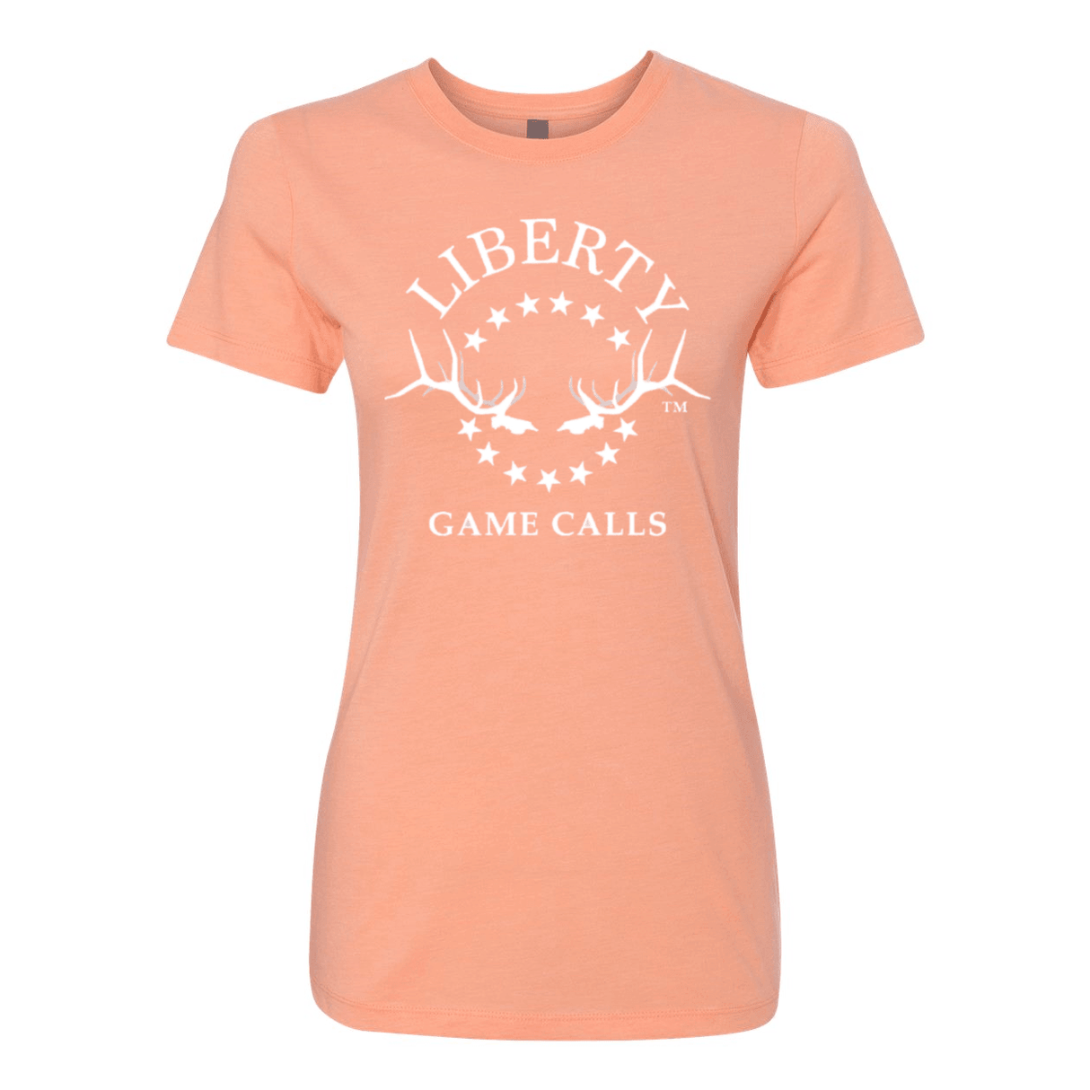 Women's T-Shirt: White Logo - Liberty Game Calls