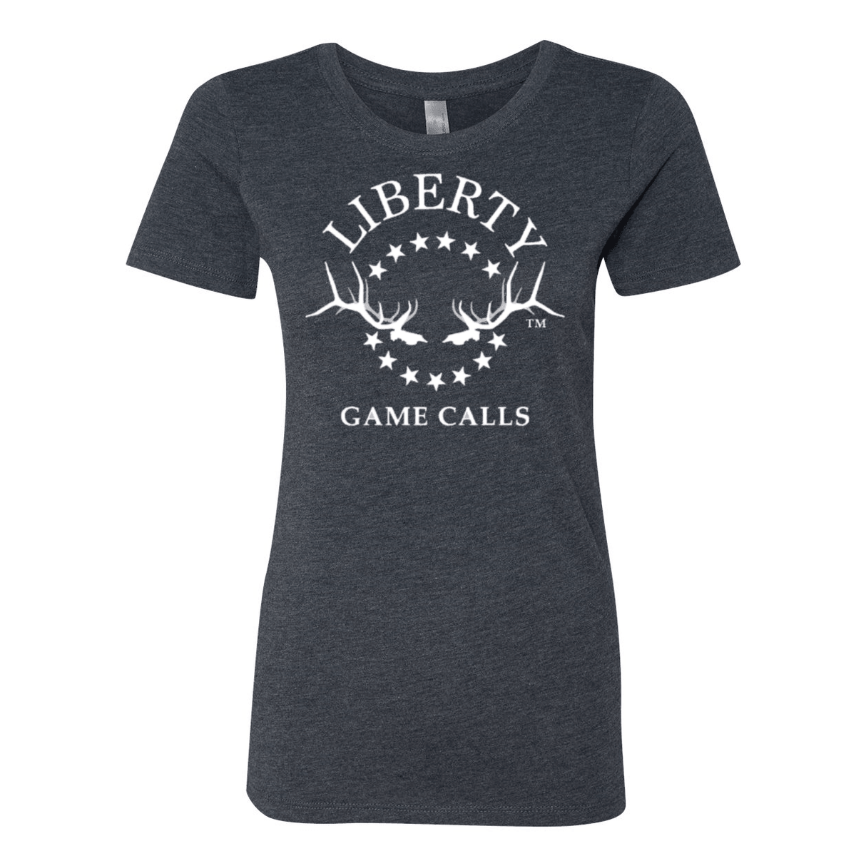 Women's T-Shirt: White Logo - Liberty Game Calls