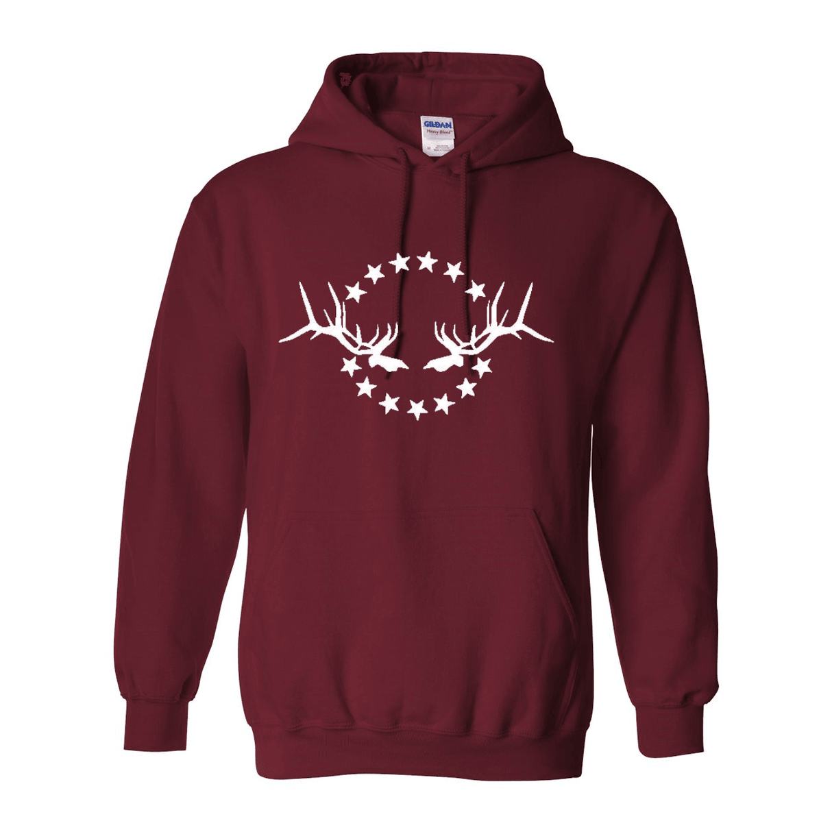 Hooded Sweatshirt: White Logo - Liberty Game Calls
