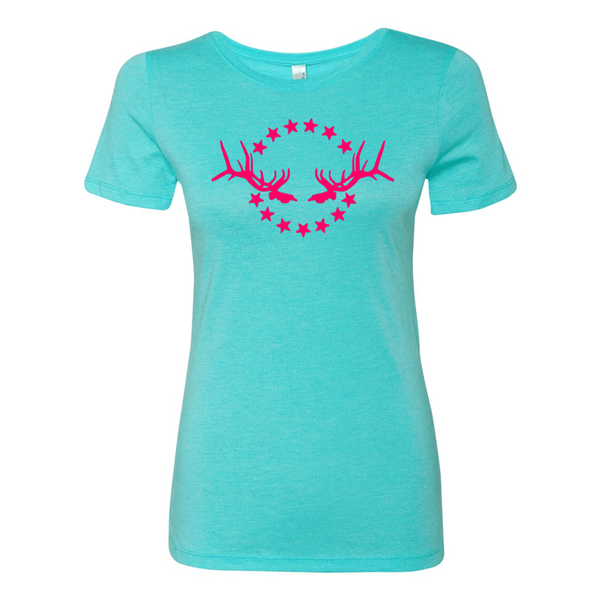 Women's T-Shirt: Simple Pink Logo - Liberty Game Calls