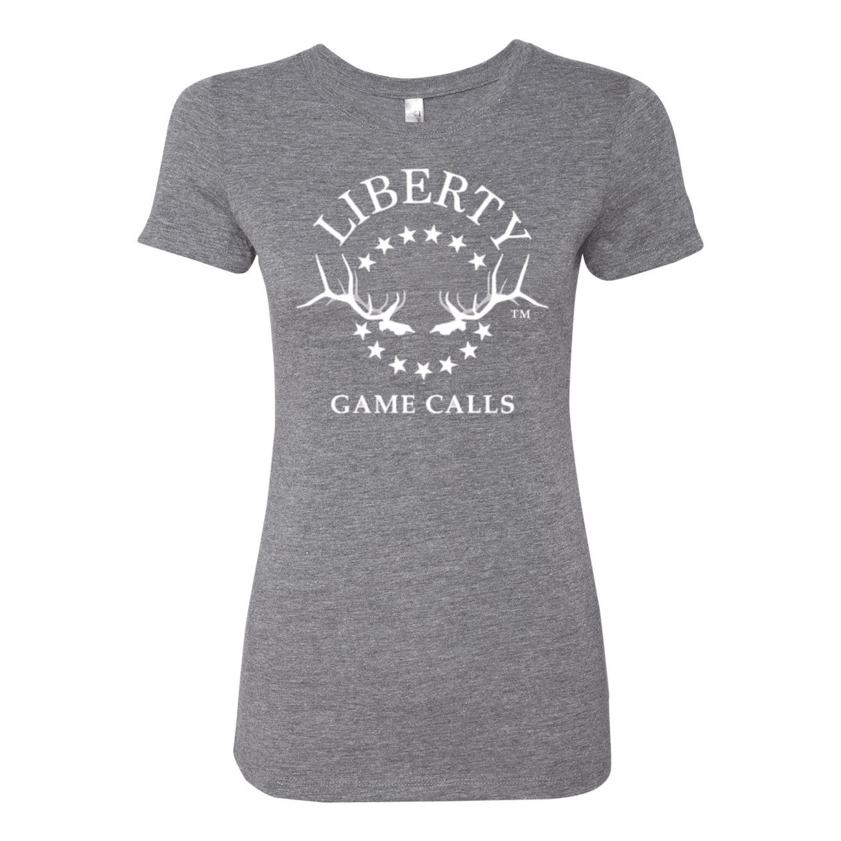 Women's T-Shirt: White Logo - Liberty Game Calls