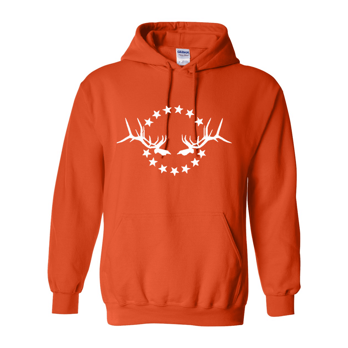 Hooded Sweatshirt: White Logo - Liberty Game Calls