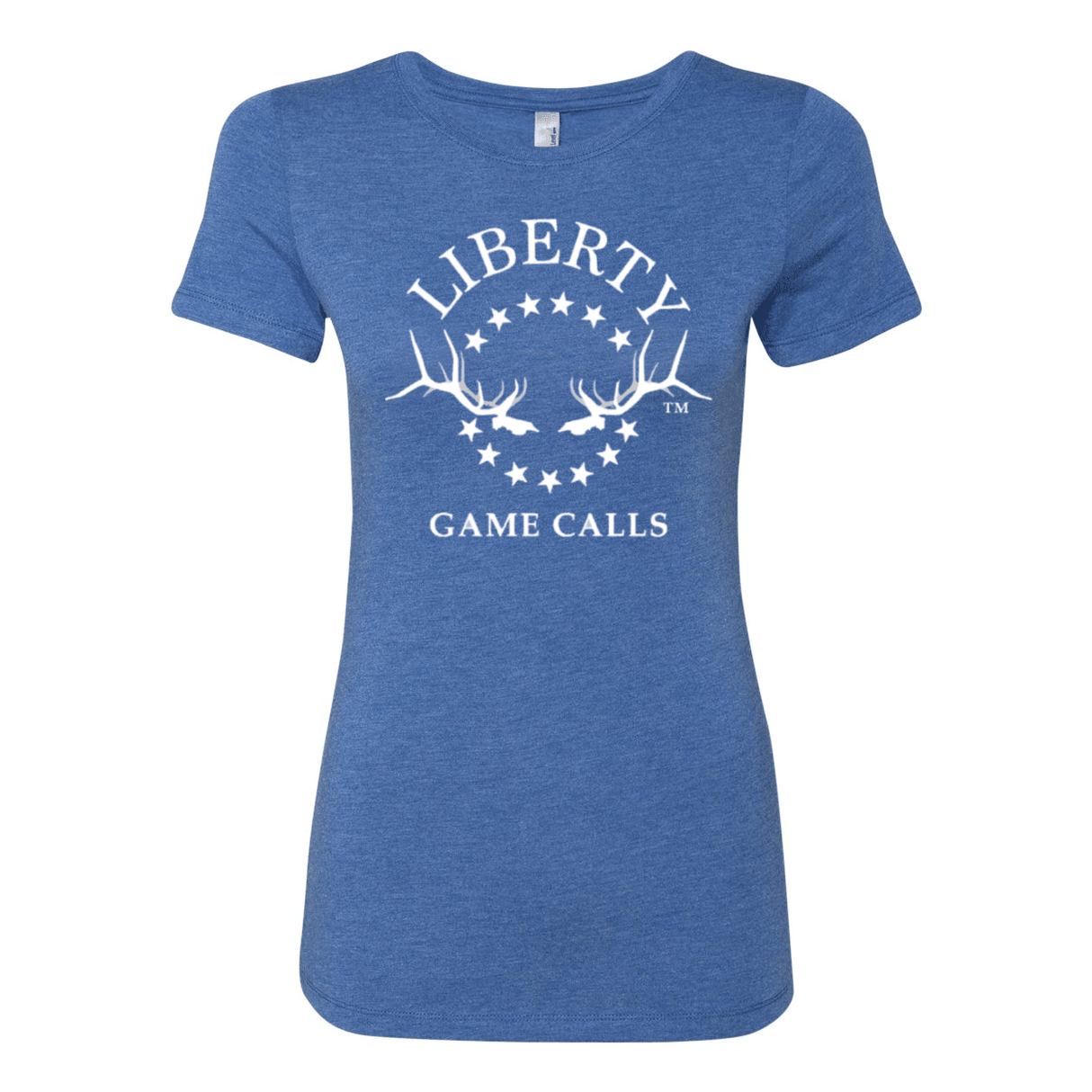 Women's T-Shirt: White Logo - Liberty Game Calls