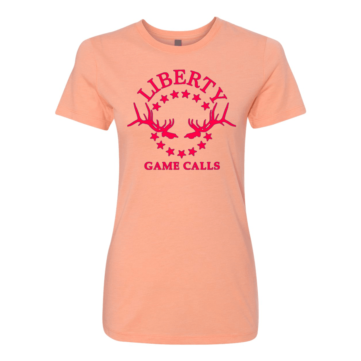 Women's T-Shirt: Pink Logo - Liberty Game Calls