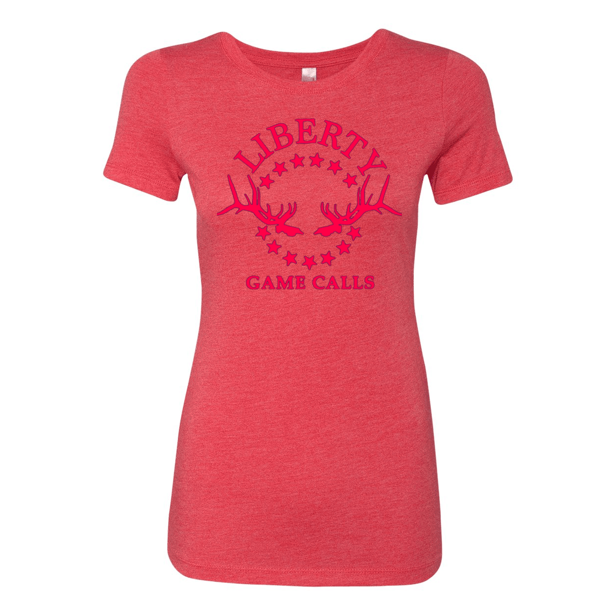 Women's T-Shirt: Pink Logo - Liberty Game Calls