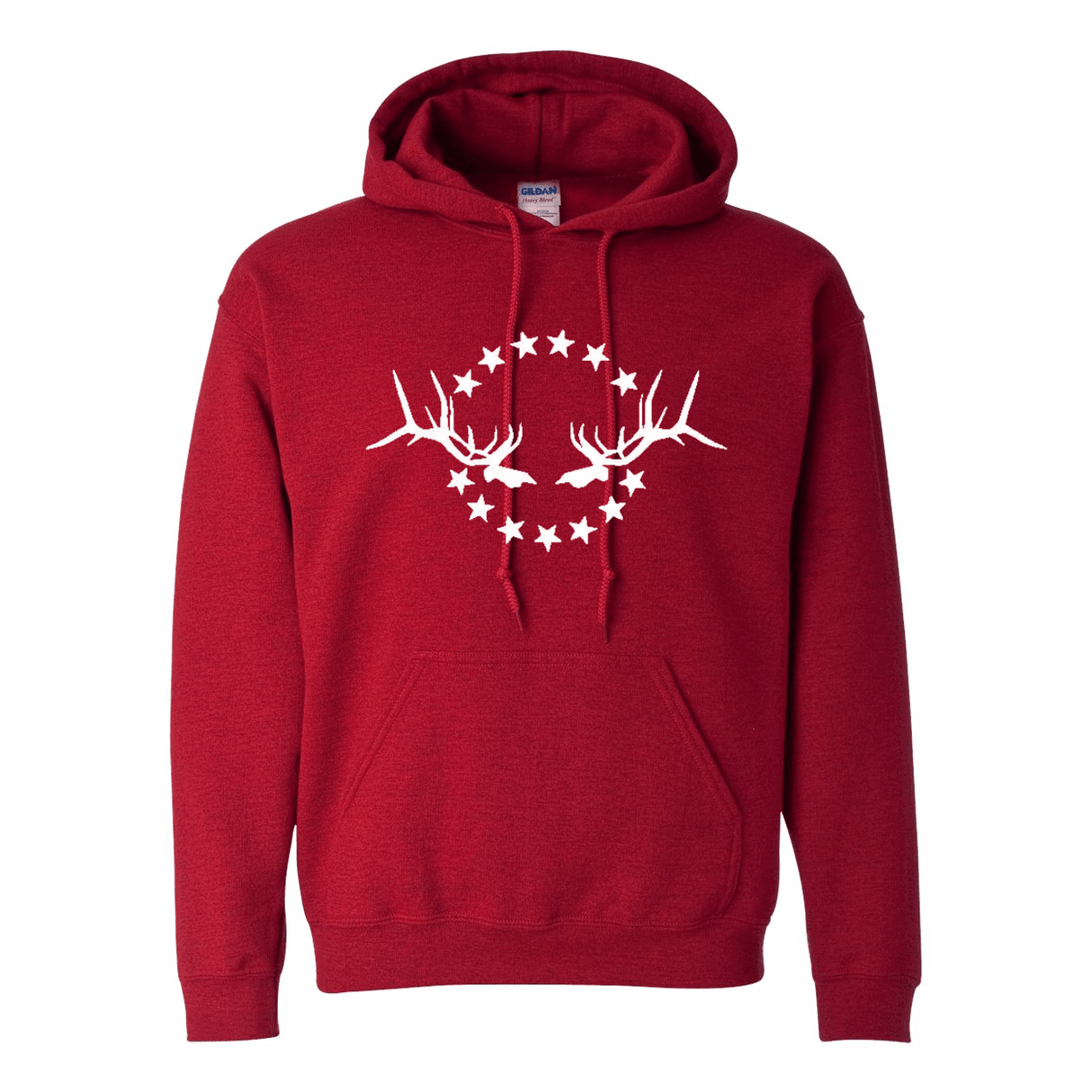 Hooded Sweatshirt: White Logo - Liberty Game Calls
