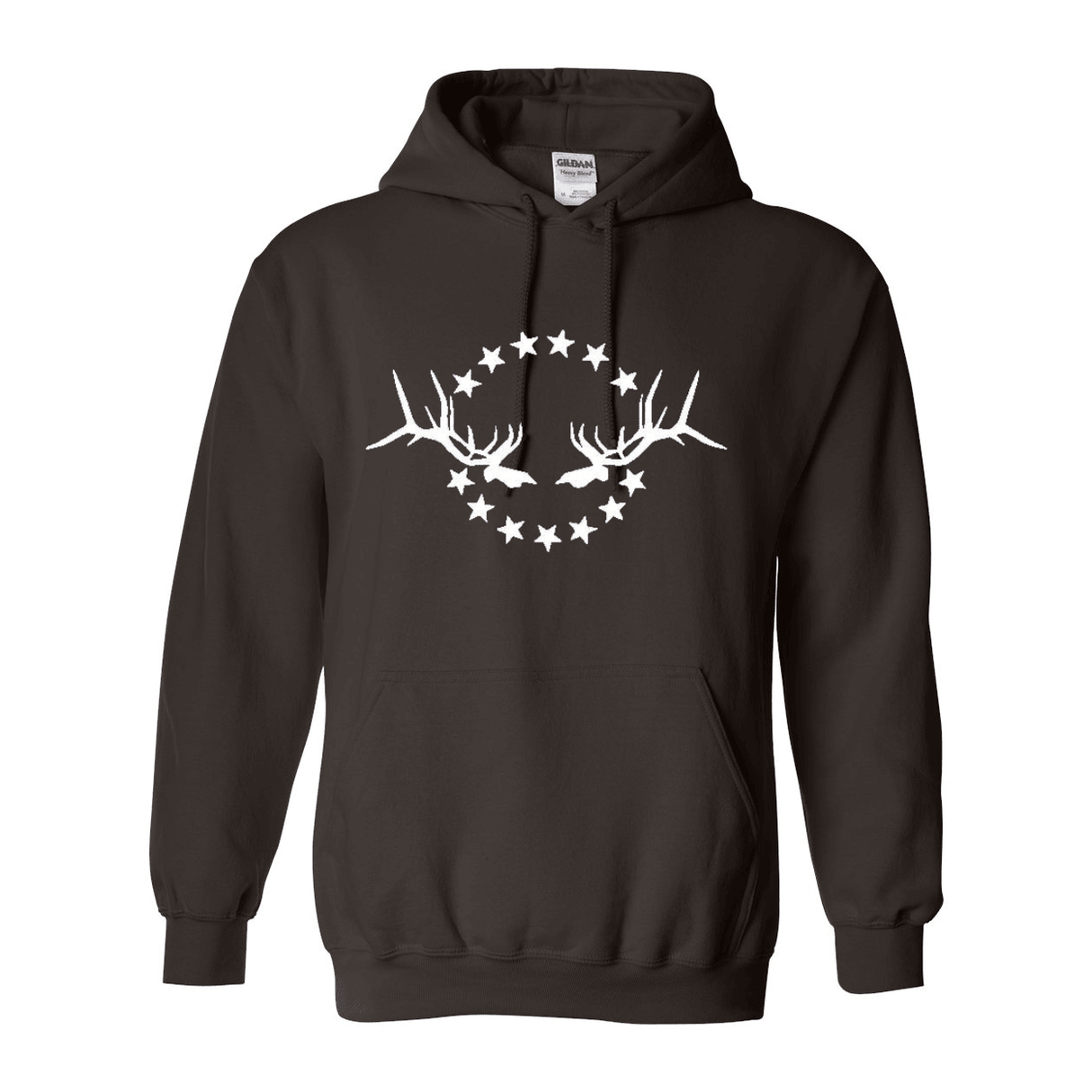 Hooded Sweatshirt: White Logo - Liberty Game Calls