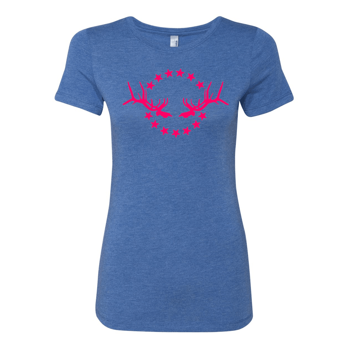 Women's T-Shirt: Simple Pink Logo - Liberty Game Calls