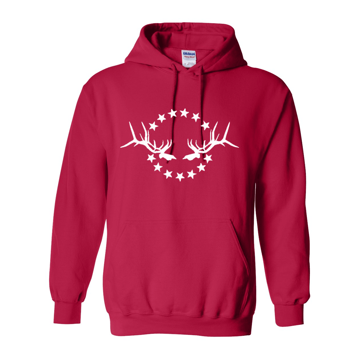 Hooded Sweatshirt: White Logo - Liberty Game Calls