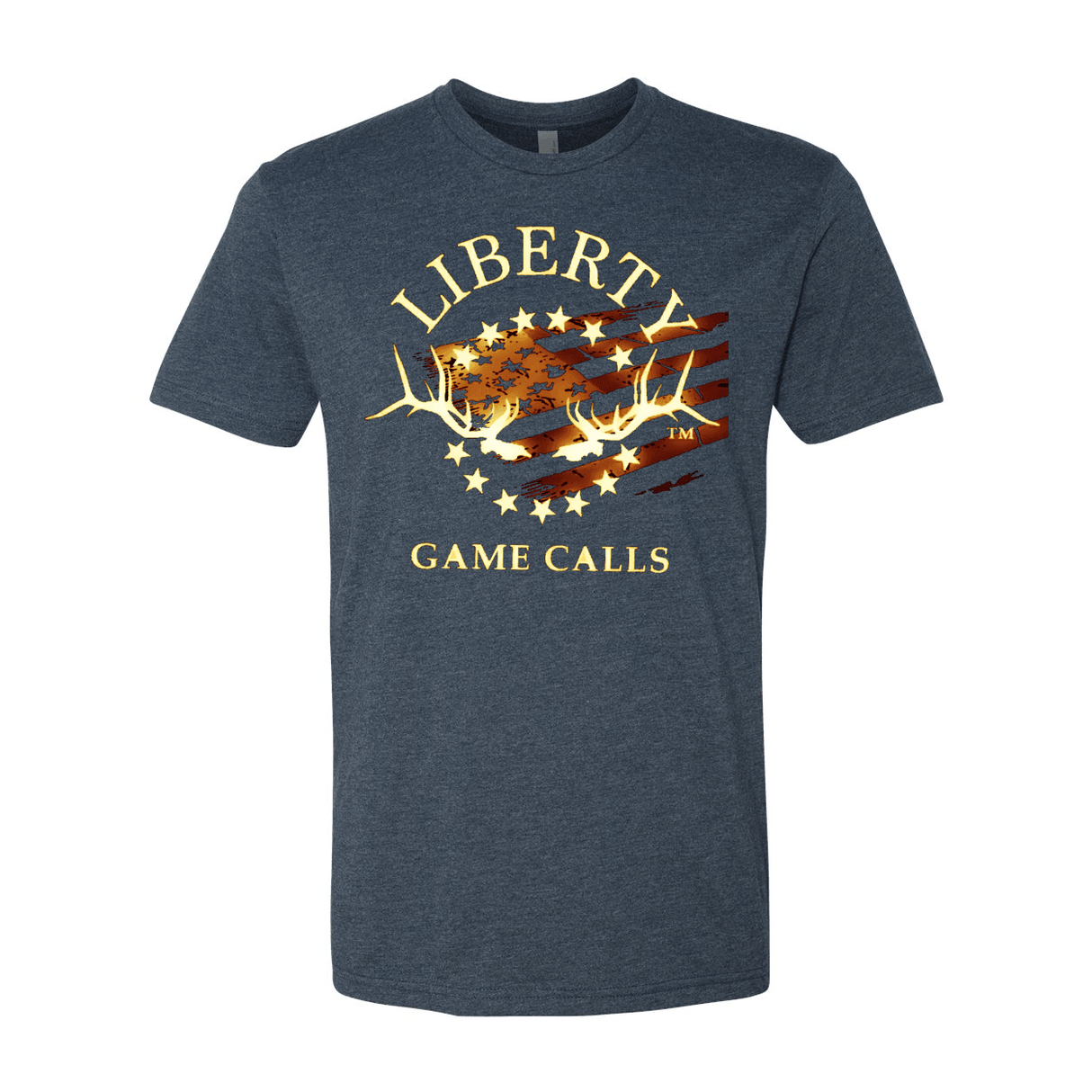 Men's T Shirt: Fade-Out Logo - Liberty Game Calls