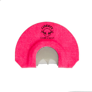 "Pretty In Pink"  Batwing Turkey Diaphragm Reed- Adult Frame