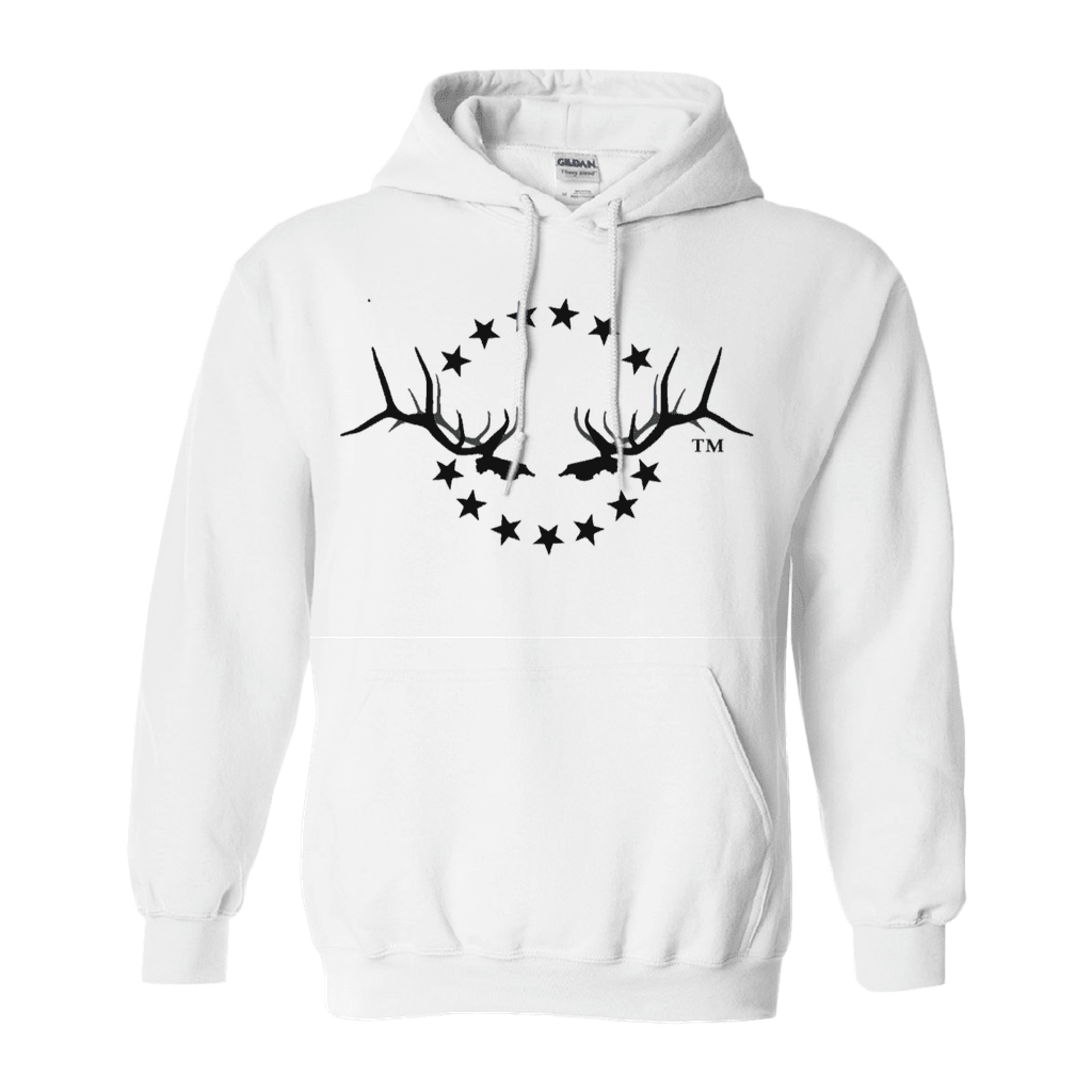 Hooded Sweatshirt with Elk Logo - Liberty Game Calls