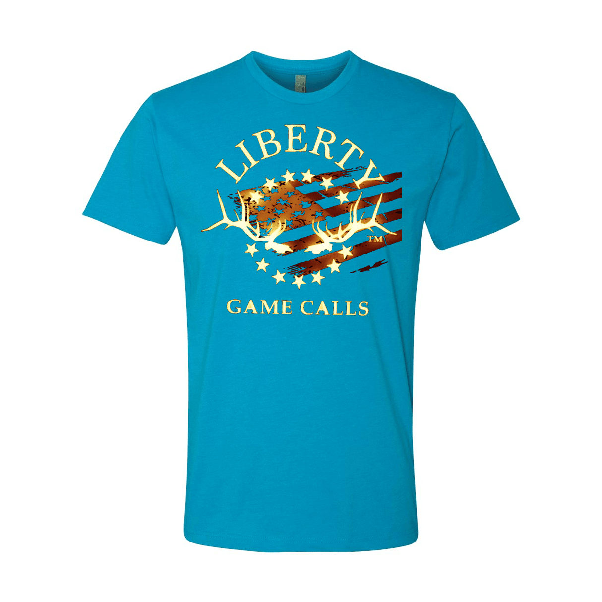 Men's T Shirt: Fade-Out Logo - Liberty Game Calls