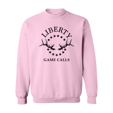 Sweatshirt: Black Logo - Liberty Game Calls 