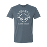 Men's T-Shirt: White Logo - Liberty Game Calls 