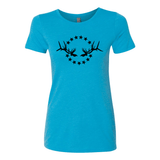 Women's T-Shirt: Simple Black Logo - Liberty Game Calls 