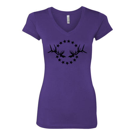 Women's T-Shirt: Simple Black Logo - Liberty Game Calls 