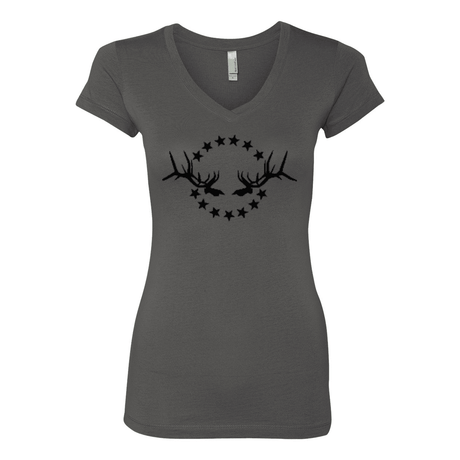 Women's T-Shirt: Simple Black Logo - Liberty Game Calls 