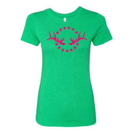 Women's T-Shirt: Simple Pink Logo - Liberty Game Calls 
