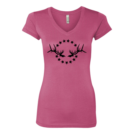Women's T-Shirt: Simple Black Logo - Liberty Game Calls 