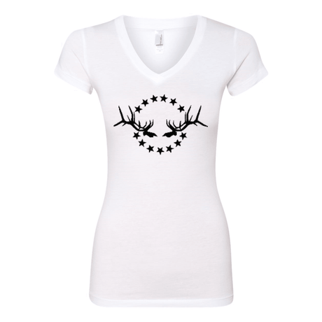 Women's T-Shirt: Simple Black Logo - Liberty Game Calls 