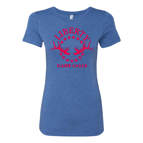 Women's T-Shirt: Pink Logo - Liberty Game Calls 