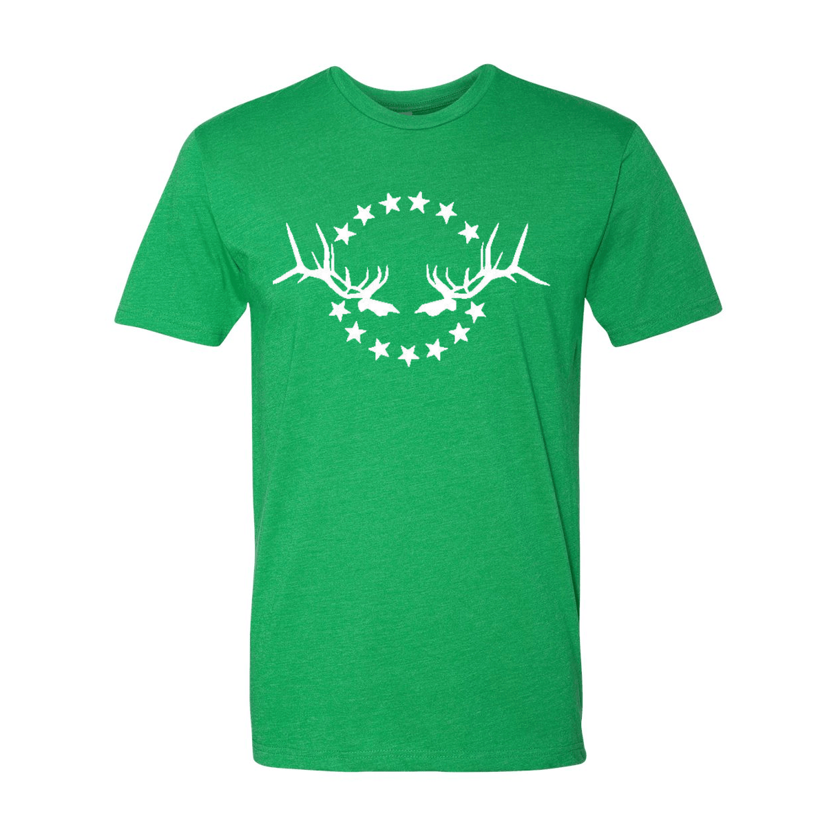 Men's T-Shirt: Simple White Logo - Liberty Game Calls 