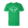 Men's T-Shirt: Simple White Logo - Liberty Game Calls 