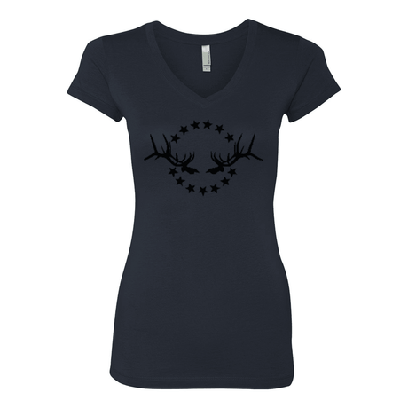 Women's T-Shirt: Simple Black Logo - Liberty Game Calls 