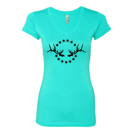Women's T-Shirt: Simple Black Logo - Liberty Game Calls 