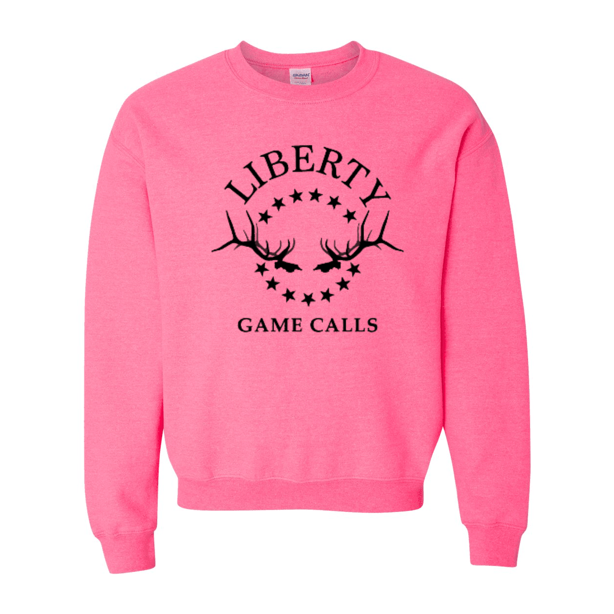 Sweatshirt: Black Logo - Liberty Game Calls 
