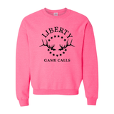 Sweatshirt: Black Logo - Liberty Game Calls 