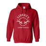 Hooded Sweatshirt: White Logo - Liberty Game Calls 