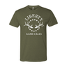 Men's T-Shirt: White Logo - Liberty Game Calls 