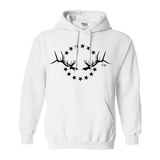 Hooded Sweatshirt with Elk Logo - Liberty Game Calls 