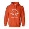 Hooded Sweatshirt: White Logo - Liberty Game Calls 