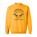 Sweatshirt: Black Logo - Liberty Game Calls 
