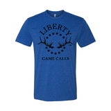 Men's T-Shirt: Black Logo - Liberty Game Calls 