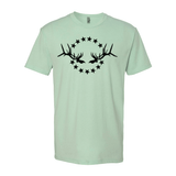 Men's T-Shirt: Simple Black Logo - Liberty Game Calls 